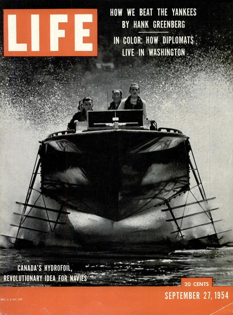 Illustration for article titled La increíble evolución en el tiempo de los barcos hidroala